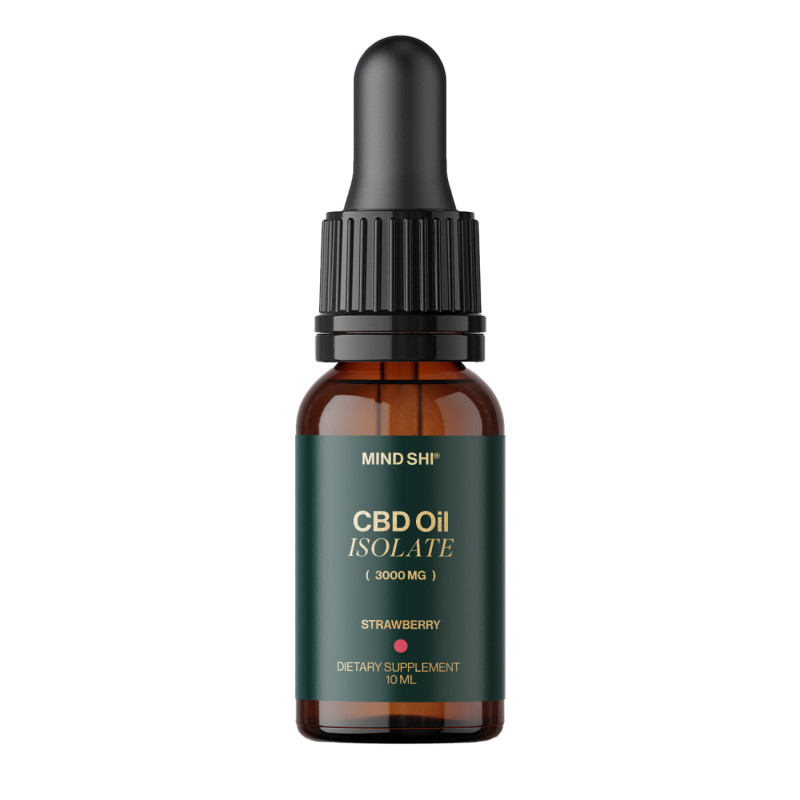 CBD Oil Isolate 3000 mg Strawberry - 10 ml (До 01.27)