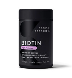 Biotin 5000mcg - 120 veg softgels