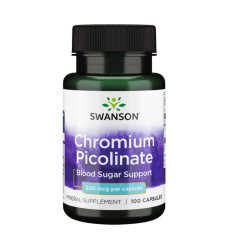 Chromium Picolinate 200mg - 100caps (Пошкоджена банка)