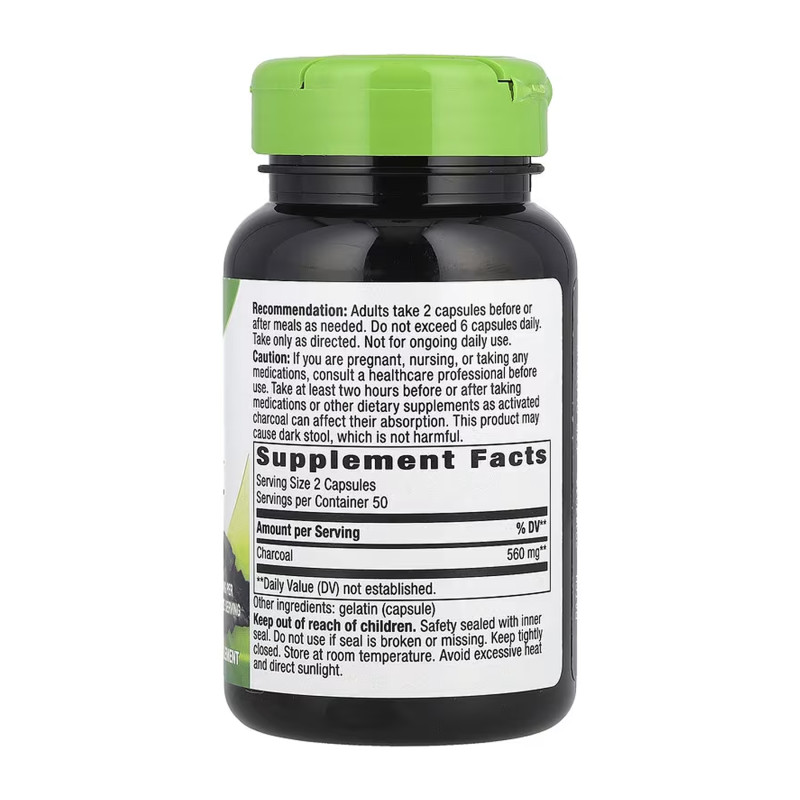 Activated Charcoal - 100 caps