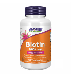 BIOTIN 5000mcg - 120 vcaps