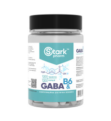 GABA & B6 500mg - 120 tabs (До 09.26)