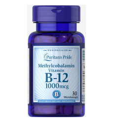 Methylcobalamin Vitamin B-12 1000 mcg - 30 Microlozenges