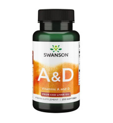 Vitamin A D - 250 Sgels Per Bottle