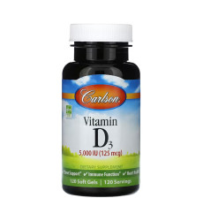 Vitamin D 5000 IU - 120 softgels