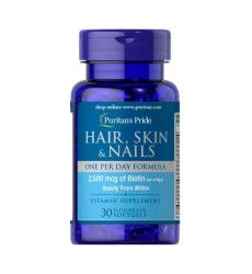 Hair, Skin & Nails One Per Day Formula - 30 softgels
