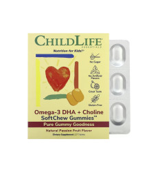 Omega-3 DHA + Choline - 27 tabs Natural Passion Fruit