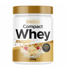 Compact Magic Whey Protein - 224g White Chocolate with Strawberry Pieces