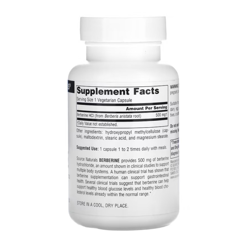 Berberine 500 mg - 60 caps