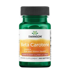 Beta-Carotene 25,000 IU (7,500 mcg RAE) - 100 Sgels