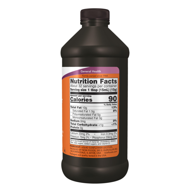 Sunflower Liquid Lecithin - 16 fl oz (Пошкоджена етикетка)