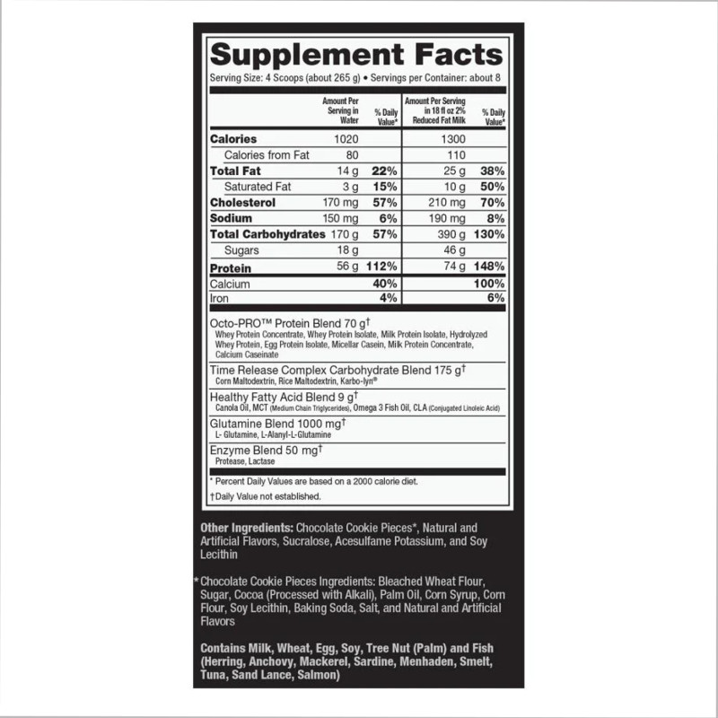 Muscle Juice Revolution 2600 - 2120g Cookies Creme
