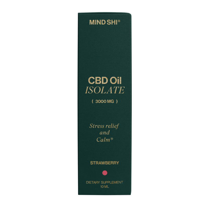 CBD Oil Isolate 3000 mg Strawberry - 10 ml (До 01.27)