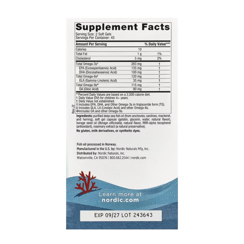 Complete Omega Junior - 90 mini softgels
