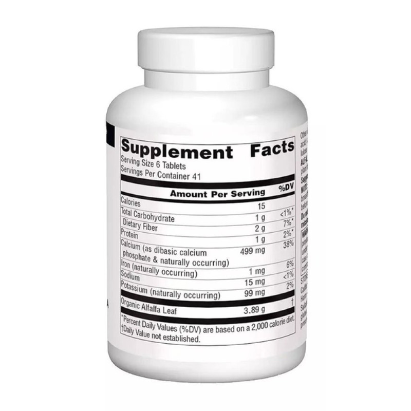 Alfalfa 648mg - 250 tabs