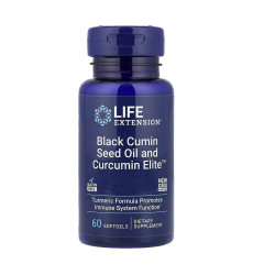 Black Cumin Seed Oil and Curcumin Elite™ - 60 softgels (До 12.26)