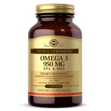 Triple Strength Omega-3 950 mg - 50 softgels (Затерта дата)