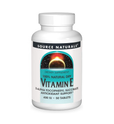 Vitamin E 400 IU D-Alpha Tocopherol - 50 tabs