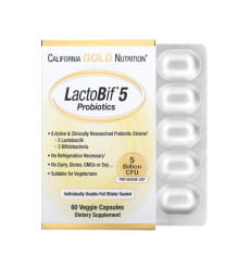 LactoBif 5 Probiotics - 60 veg caps