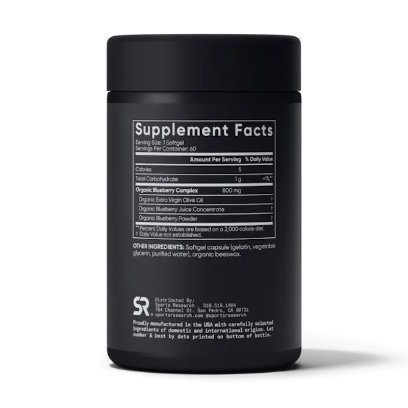 Blueberry Concentrate 800mg - 60 softgels