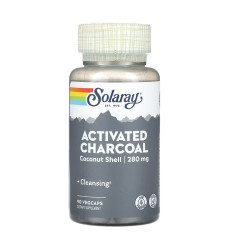 Activated Charcoal, Coconut 280mg - 90 vcaps