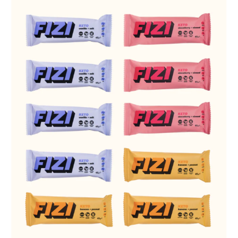 KETO Protein Bar - 10x45g Keto Box (Пошкоджена упаковка)