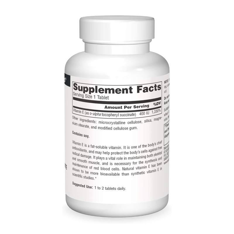 Vitamin E 400 IU D-Alpha Tocopherol - 50 tabs