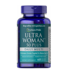 Ultra Woman™ 50 Plus Multi-Vitamin - 60 caps