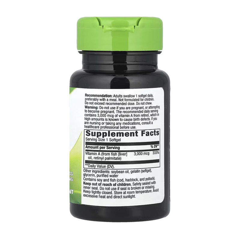 Vitamin A - 100 softgels