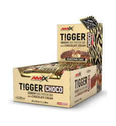 Tigger Zero Choco Protein Bar - 20x60g Marzipan Cake