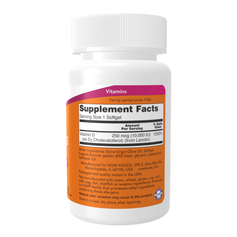 VIT D-3 10,000 IU - 30 sgels (Пошкоджена етикетка)