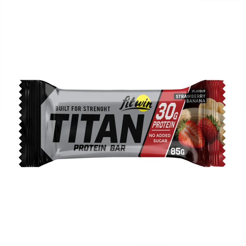TITAN BAR - 9x85g Strawberry Banana