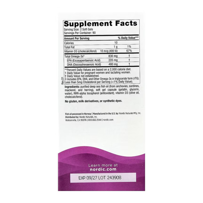 Prenatal DHA - 180 softgels
