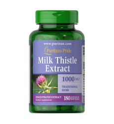 Milk Thistle 4:1 Extract 1000mg - 180 softgels