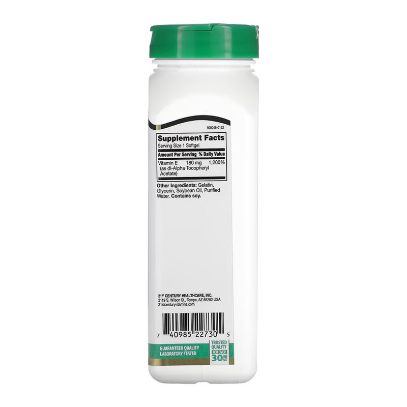 E 180 mg (400IU) - 250 softgels