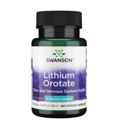Lithium Orotate 5mg - 60veg caps