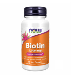 BIOTIN 5000mcg - 60 vcaps