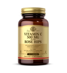 Vitamin C 500mg with Rose Hips - 100 tabs