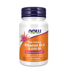 VIT D-3 5000 IU - 30 sgels (Пошкоджена банка)