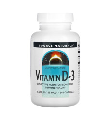 Vitamin D-3 5000 IU - 240 caps