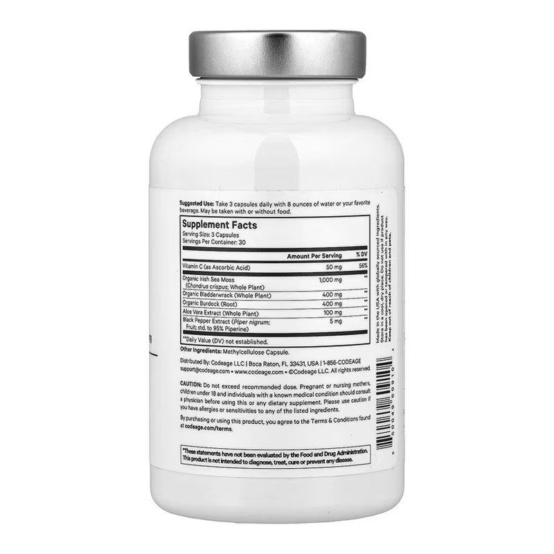 Amen Sea Moss - 90 vcaps