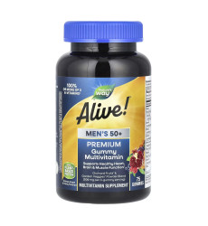 Men's 50+ Premium Multivitamin - 75 gummies