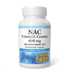 N-Acetyl-L-Cysteine Amino Acid 600mg - 60 vcaps (Пошкоджена банка)