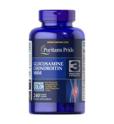 Glucosamine Chondroitin MSM Double Strength - 240 Caplets