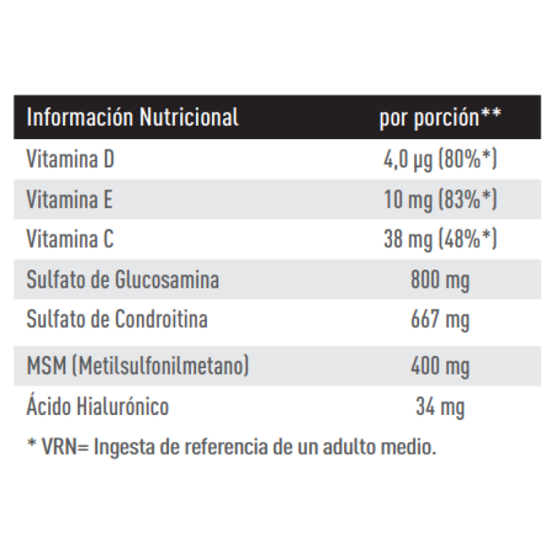Glucosamine Chondroitin plus MSM - 80caps