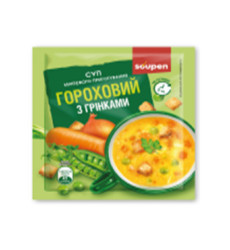 Суп миттєвого приготування - 30x20g Гороховий з грінками