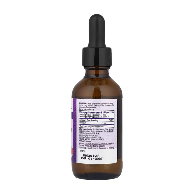 Melatonin Liquid 1mg - 60 ml (Пошкоджена етикетка)