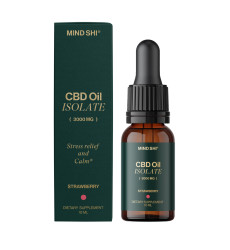 CBD Oil Isolate 3000 mg Strawberry - 10 ml (До 01.27)