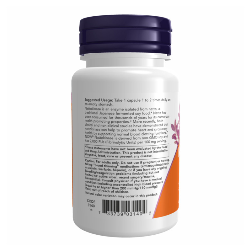 Nattokinase 100mg - 60 vcaps