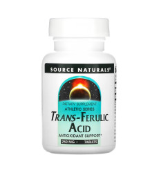 Trans-Ferulic Acid 250mg - 30 tabs (Пошкоджена банка)